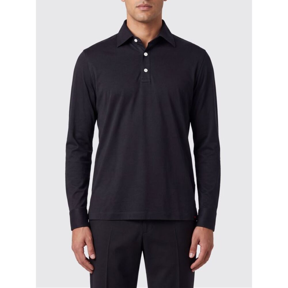 Kiton Polo Shirt Men Blue
